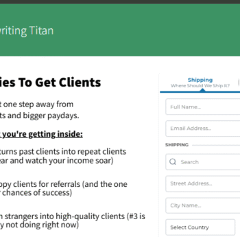 Copywriting Titan – 17 Strategies to Get Copywriting Clients NOW
