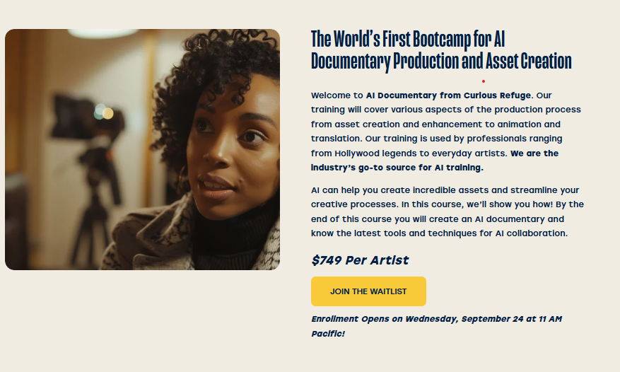 Curious refuge - AI Documentary Curious refuge - AI Documentary