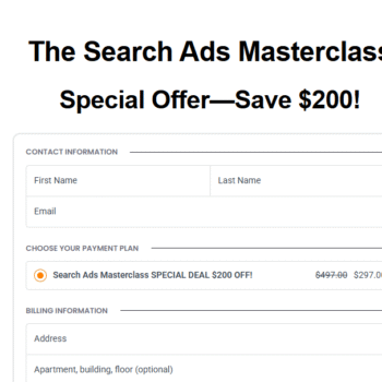 Duston McGroarty - Search Ads Masterclass