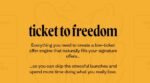 Ticket-To-Freedom-by-Sarah-and-Justin