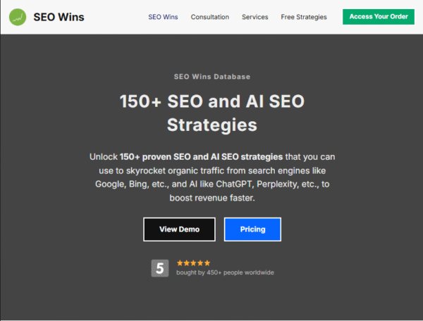 SEO Wins – 150+ SEO and AI SEO Strategies For Growth SEO Wins – 150+ SEO and AI SEO Strategies For Growth