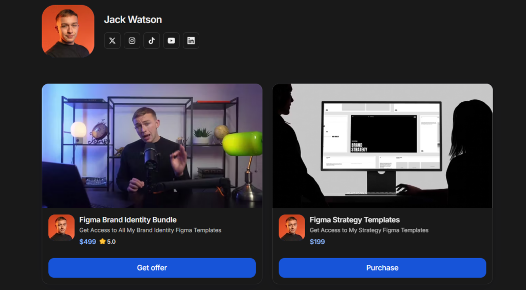Jack Watson – Get Access to All My Brand Identity Figma Templates Jack Watson – Get Access to All My Brand Identity Figma Templates