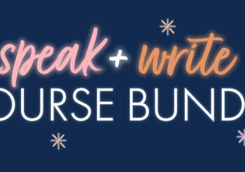 Jess Ekstrom – Speak + Write Bundle