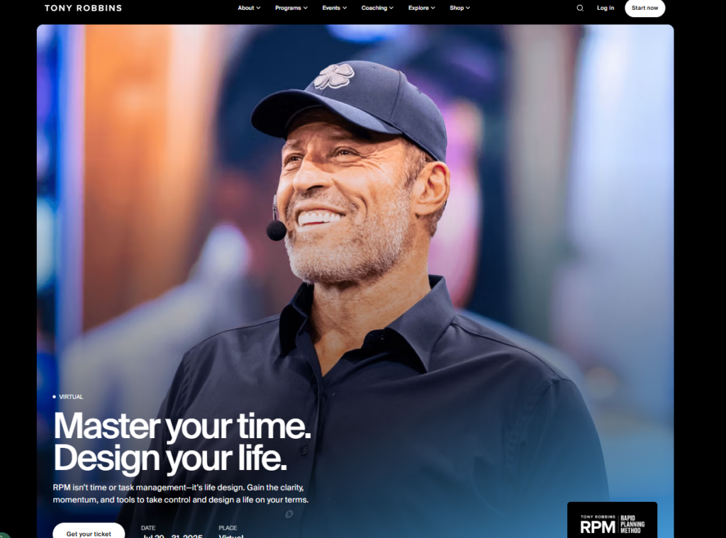 Tony Robbins – Rapid Planning Method (RPM) 2025 Tony Robbins – Rapid Planning Method (RPM) 2025
